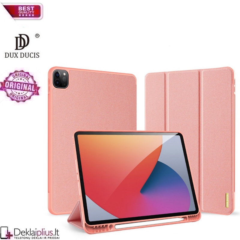 Dux Ducis domo serijos atverčiamas dėklas-rožinis (Apple Ipad Pro 12.9 (2018/2020/2021/2022) Dux Ducis domo serijos atverčiamas dėklas-rožinis (Apple Ipad Pro 12.9 (2018/2020/2021/2022)